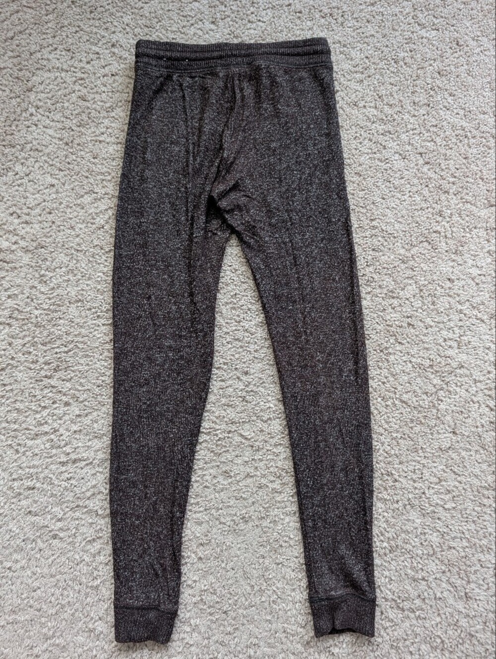American Eagle Womens Dark Brown Ahh-Mazingly Soft Knit Lounge Joggers Size XS - Picture 2 of 10